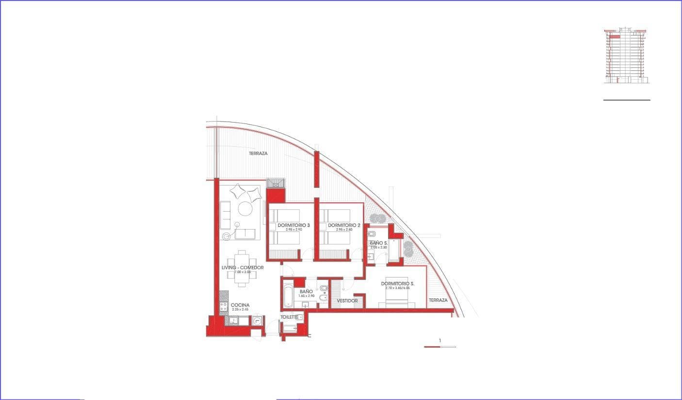Three-Bedroom Apartment for Rent in Roosevelt Park - 1401