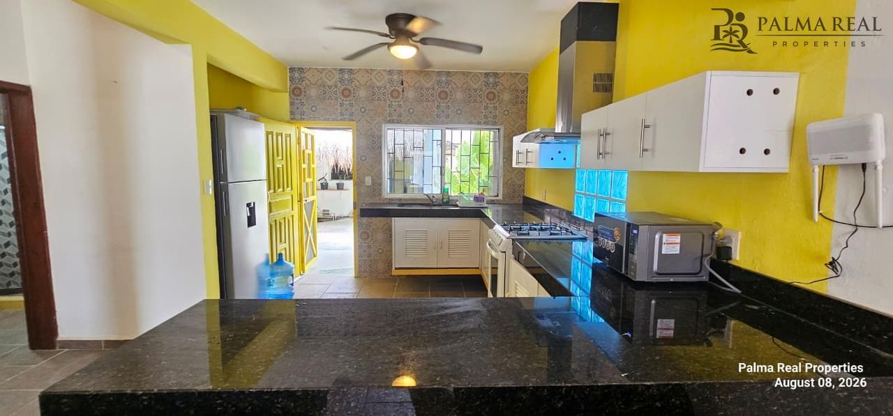 3-bedroom house for rent in Puerto Morelos with pool