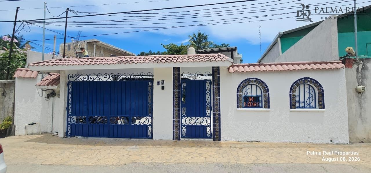 3-bedroom house for rent in Puerto Morelos with pool