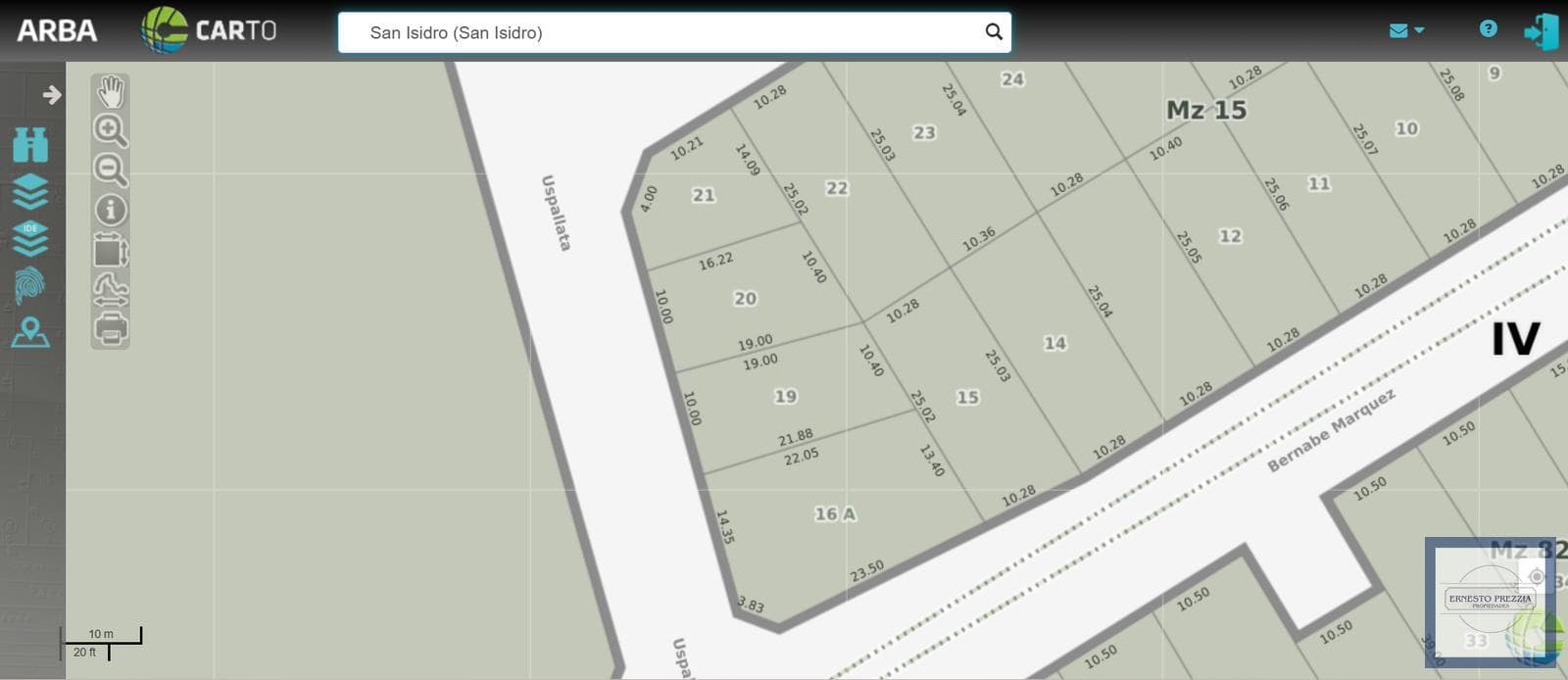 400 M² LOT FOR SALE IN THE LOMAS DE SAN ISIDRO COMMERCIAL DISTRICT