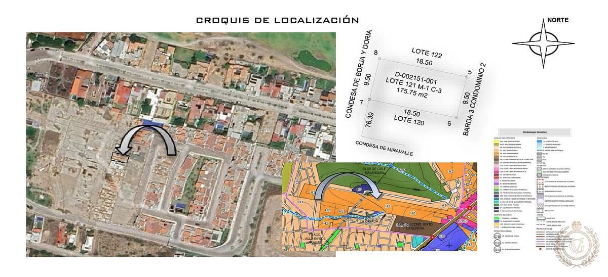185 m² residential lot in Privadas La Condesa, San Miguel de Allende