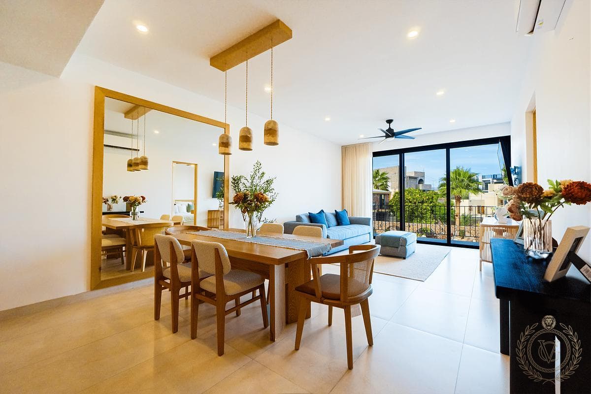 Spacious 2-Bedroom Apartment with a Terrace and Amenities in Cabo San Lucas