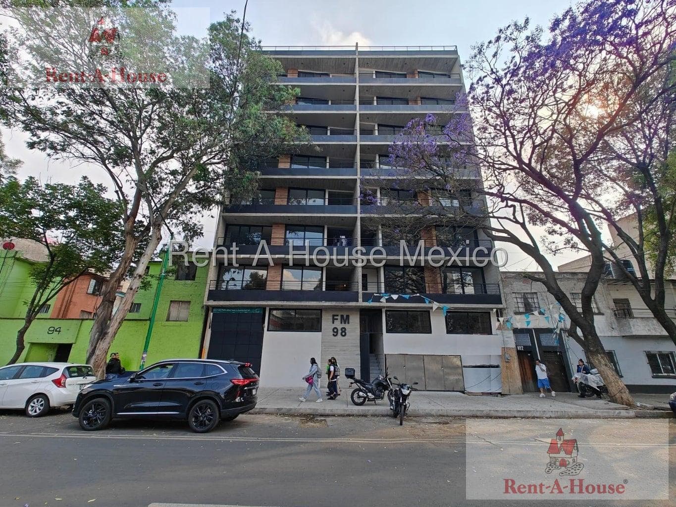 Loft-Style Apartment for Rent in Guerrero, Cuauhtémoc RG 27-401