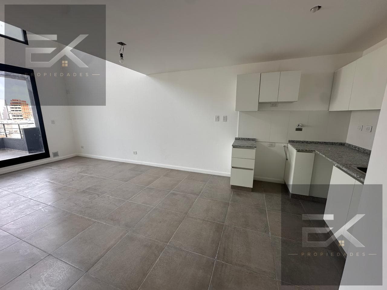 2-room duplex apartment FOR SALE, facing the street with a balcony/terrace—5 B—6300 Yerbal Street—Liniers