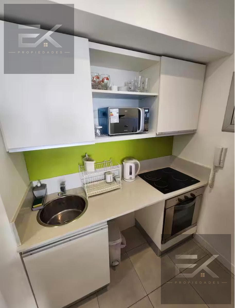 2-room apartment, furnished and fully equipped! 800 Lavalleja St., with a wrap-around balcony, in Villa Crespo