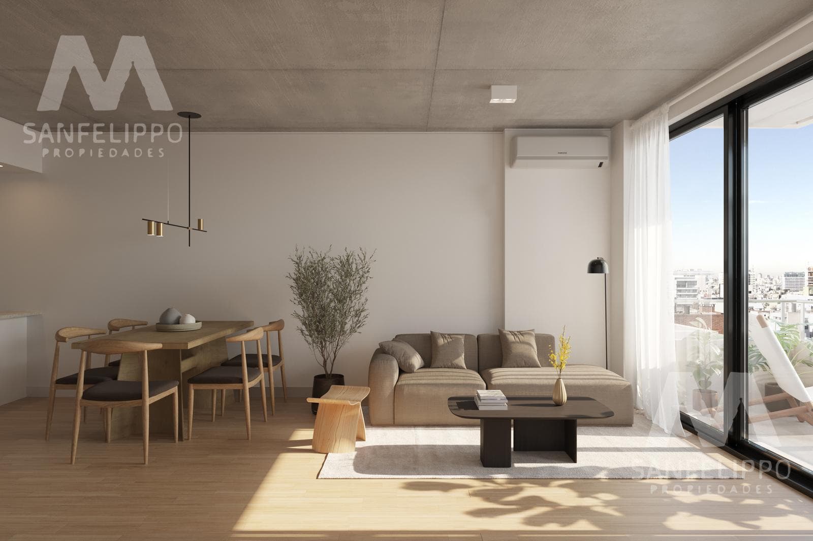 Apartment at Aguilar Point, located in the Belgrano neighborhood
