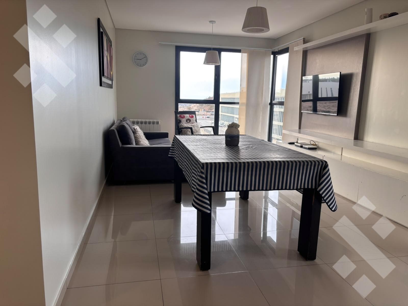 FURNISHED 2-BEDROOM APARTMENT FOR RENT WITH GARAGE IN THE GEMMA II BUILDING - LELOIR AND ENTRE RIOS