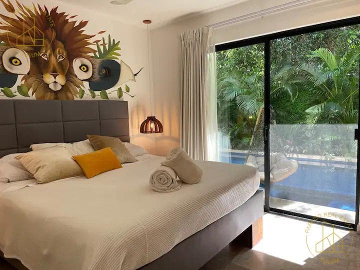2-bedroom apartment at Brava Residence, with a swim-up pool, Aldea Zama