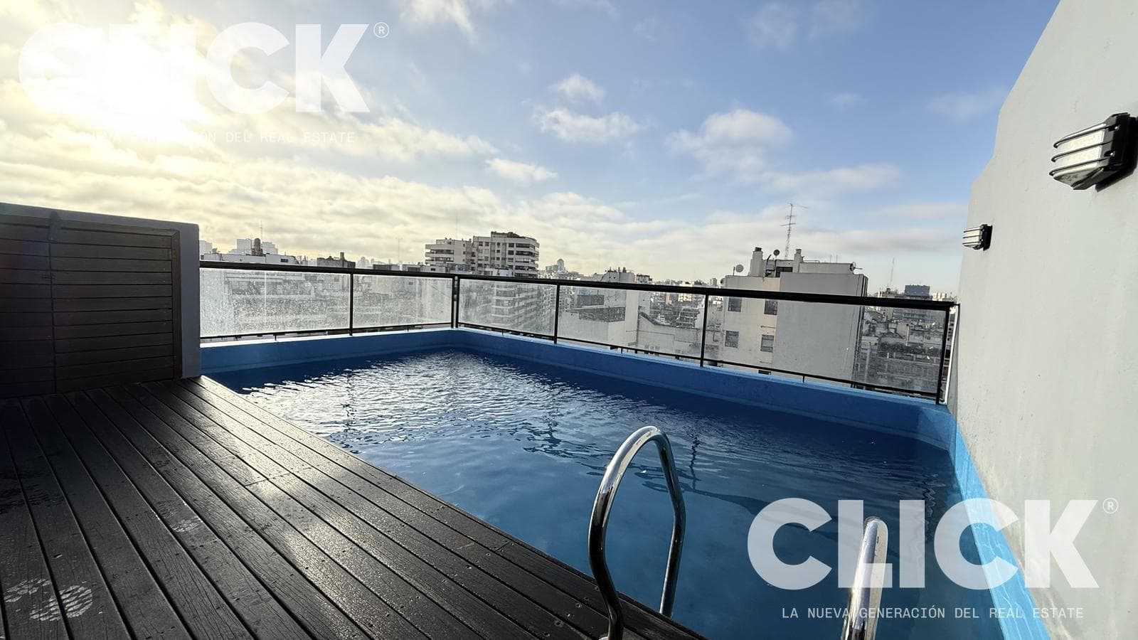 FOR SALE - 2-ROOM APARTMENT - BALCONY - POOL - UTILITY ROOM - GRILL - VILLA CRESPO