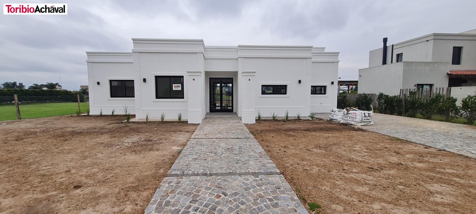 Construction of the house by the lagoon will be completed in September