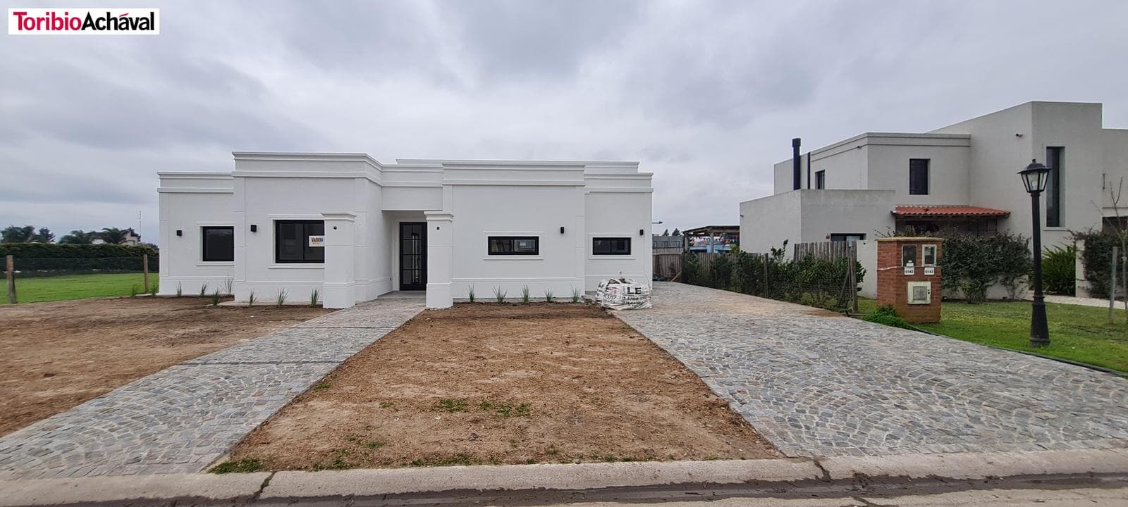 Construction of the house by the lagoon will be completed in September