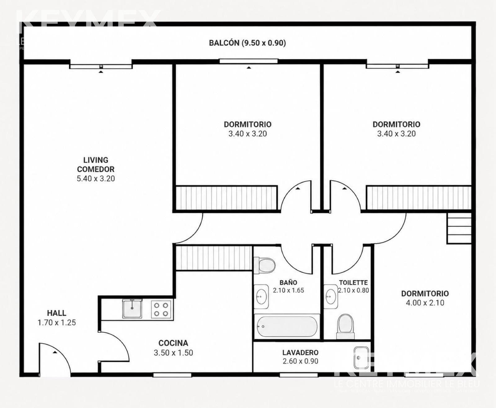 3-Bedroom Apartment for Sale in Barrio Norte