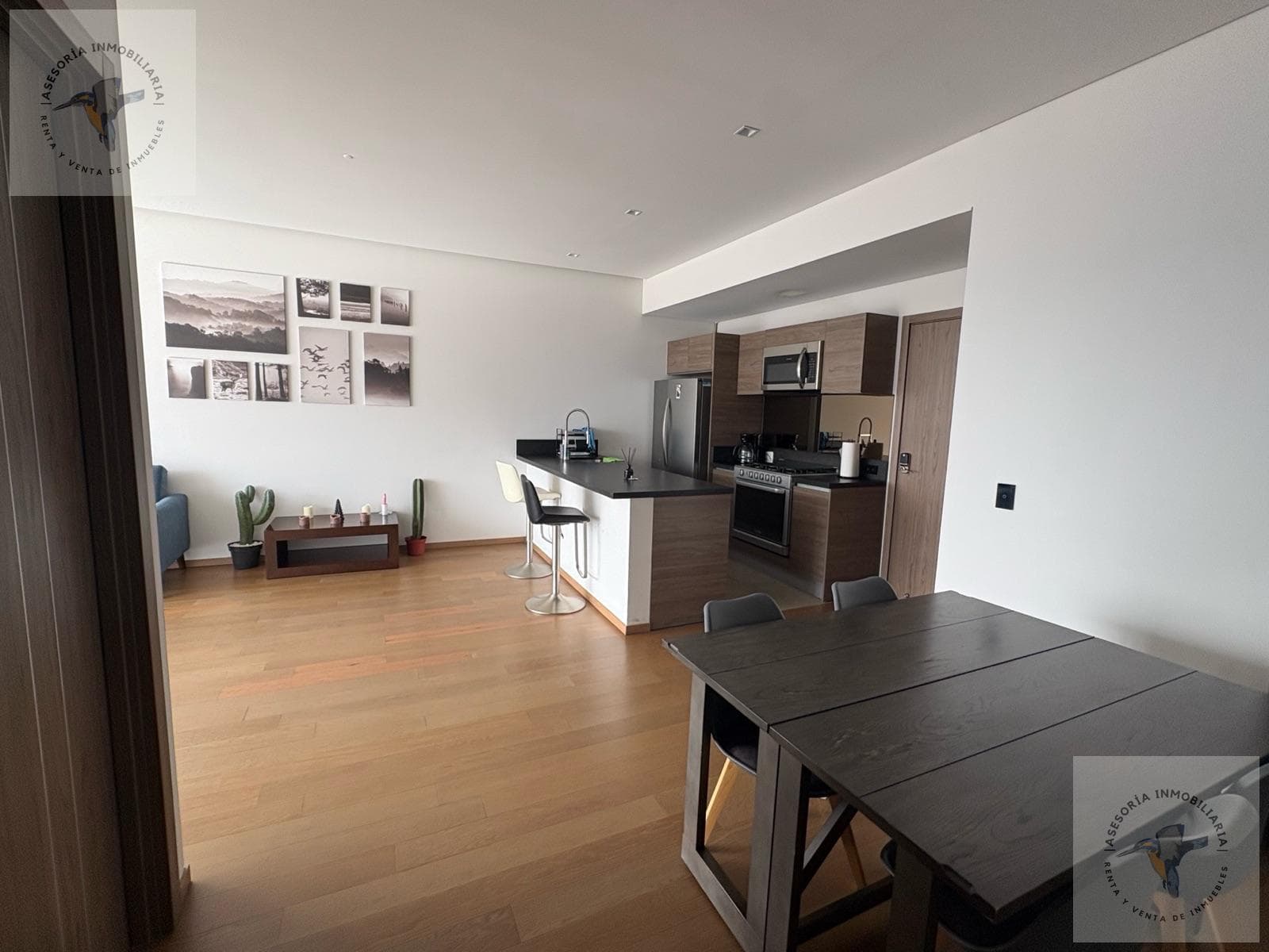 Furnished apartment for rent in High Park, Coyoacán, across from Gran Sur