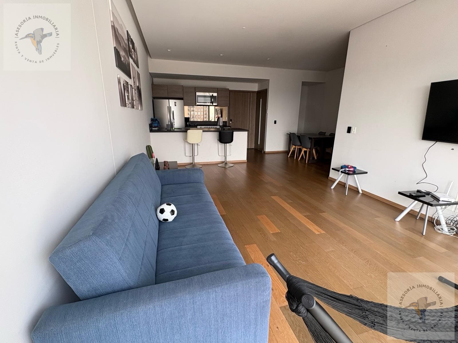 Furnished apartment for rent in High Park, Coyoacán, across from Gran Sur