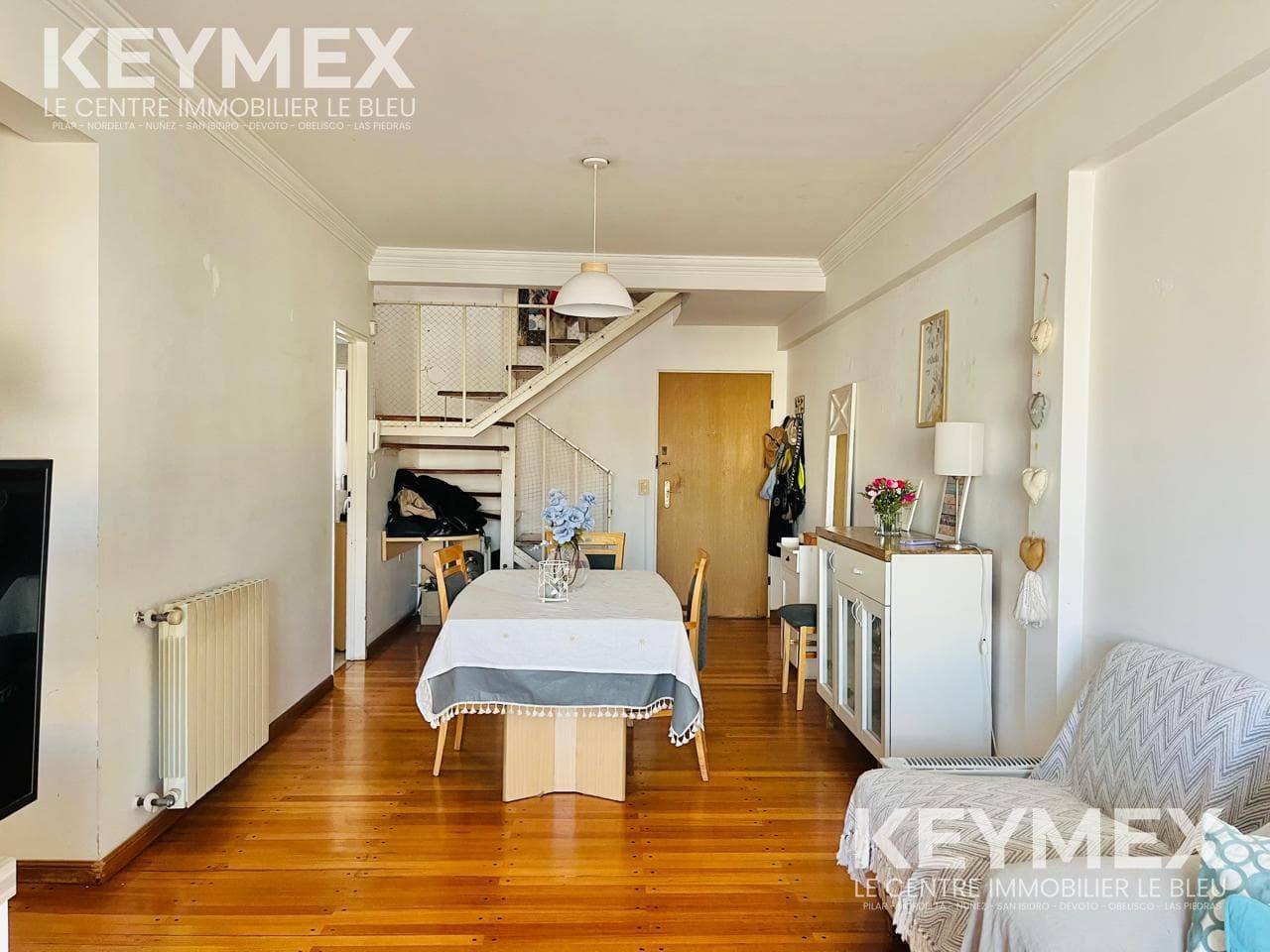4-room apartment for sale in Almagro with a huge terrace and barbecue area on a high floor