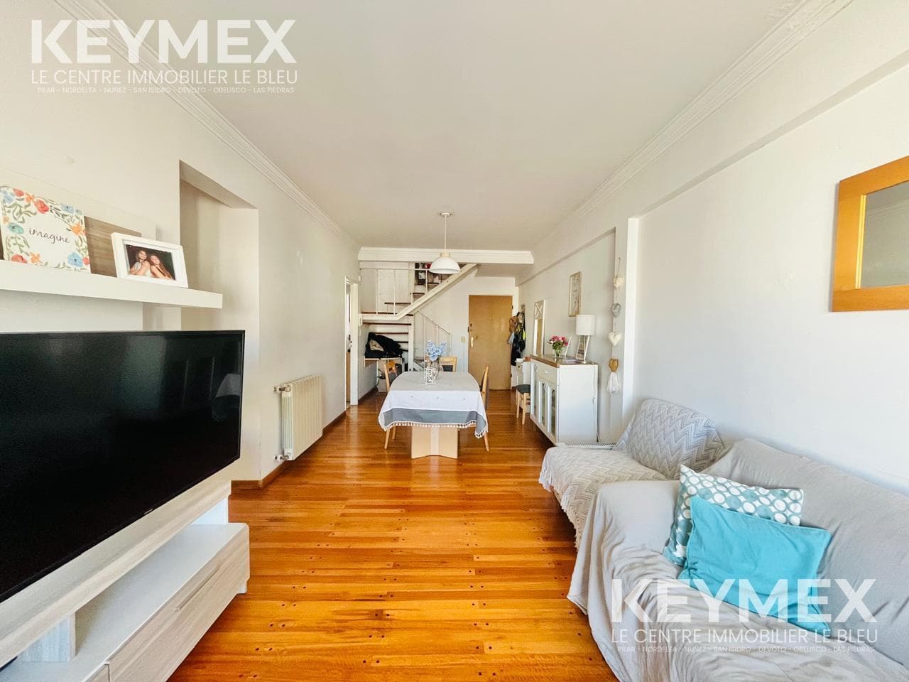 4-room apartment for sale in Almagro with a huge terrace and barbecue area on a high floor