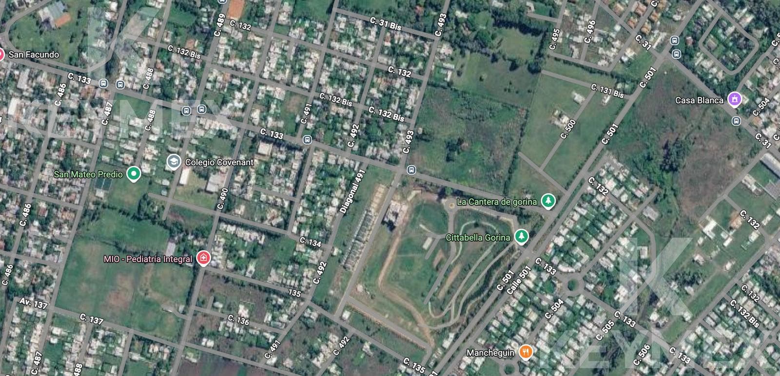 Land for sale at the Gorina quarry, Diagonal 491, between 133 and 135