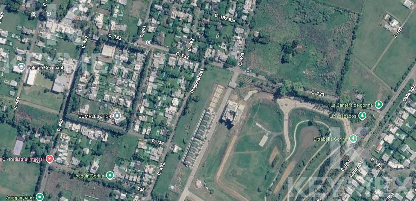 Land for sale at the Gorina quarry, Diagonal 491, between 133 and 135