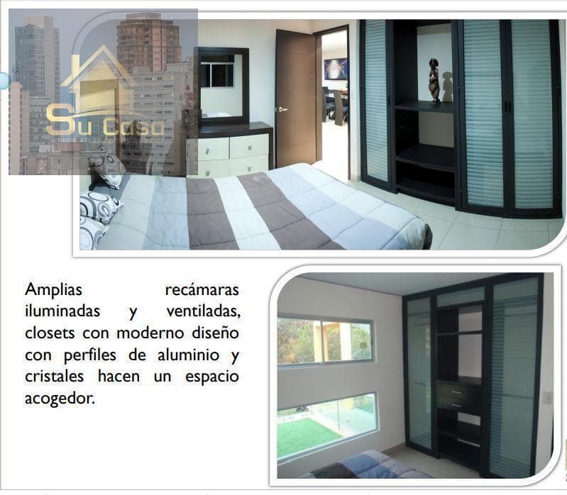 "Very stylish" furnished ground-floor apartment in Progreso - Jiutepec, Mor. 2 bedrooms, pool