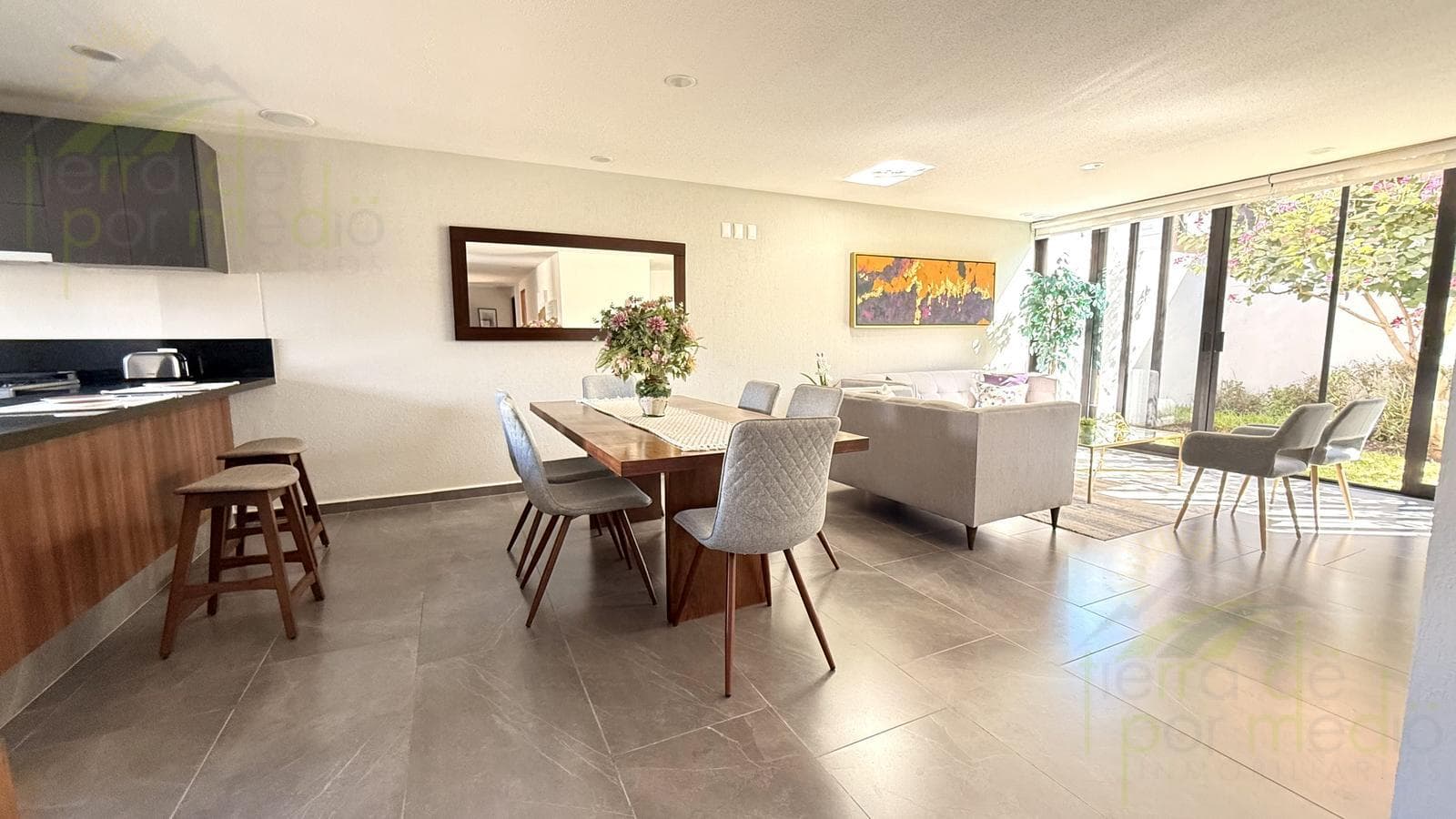 One-Story House with 3 Bedrooms, TV Room, and Large Garden in Zibatá, Querétaro