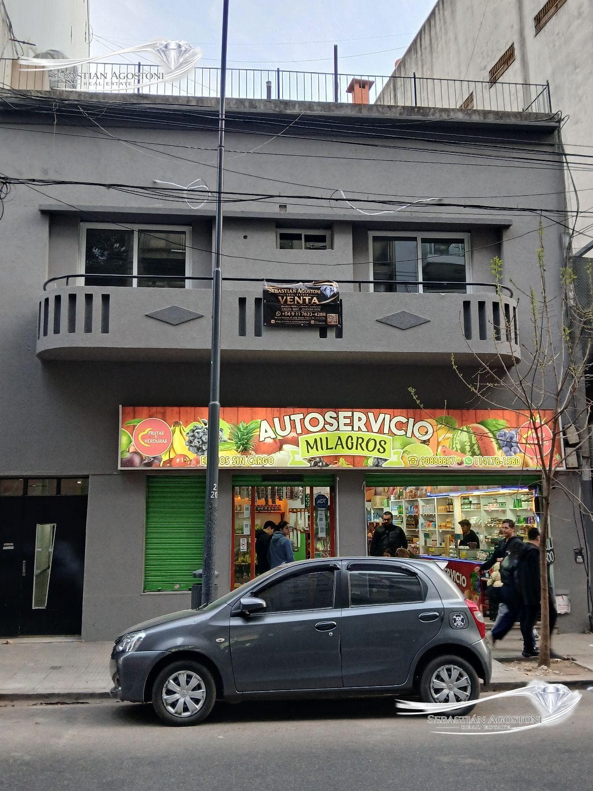 Opportunity: Two townhouses for sale as a single lot, in need of renovation, in Barrio Norte