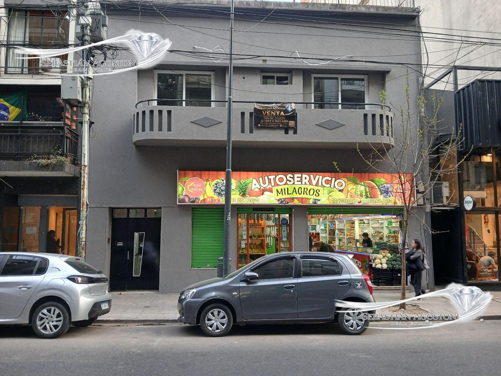 Opportunity: Two townhouses for sale as a single lot, in need of renovation, in Barrio Norte