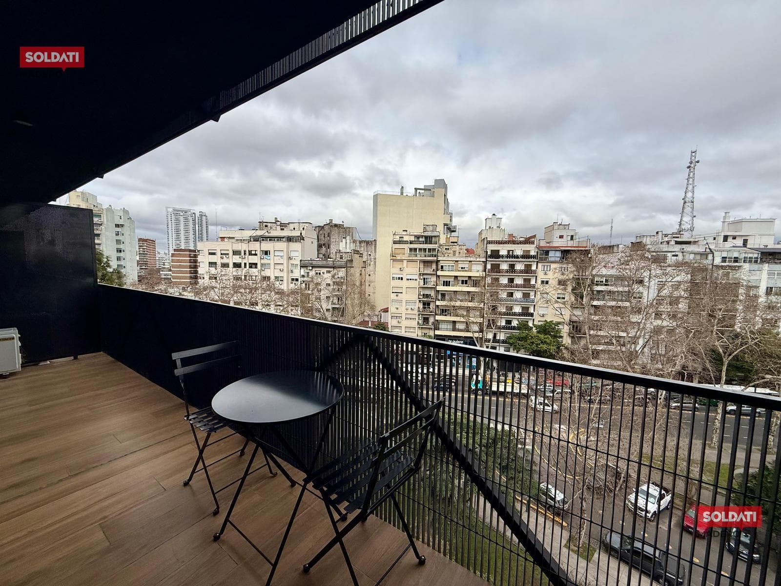 2-room apartment for sale with balcony, terrace, and amenities in Villa Crespo