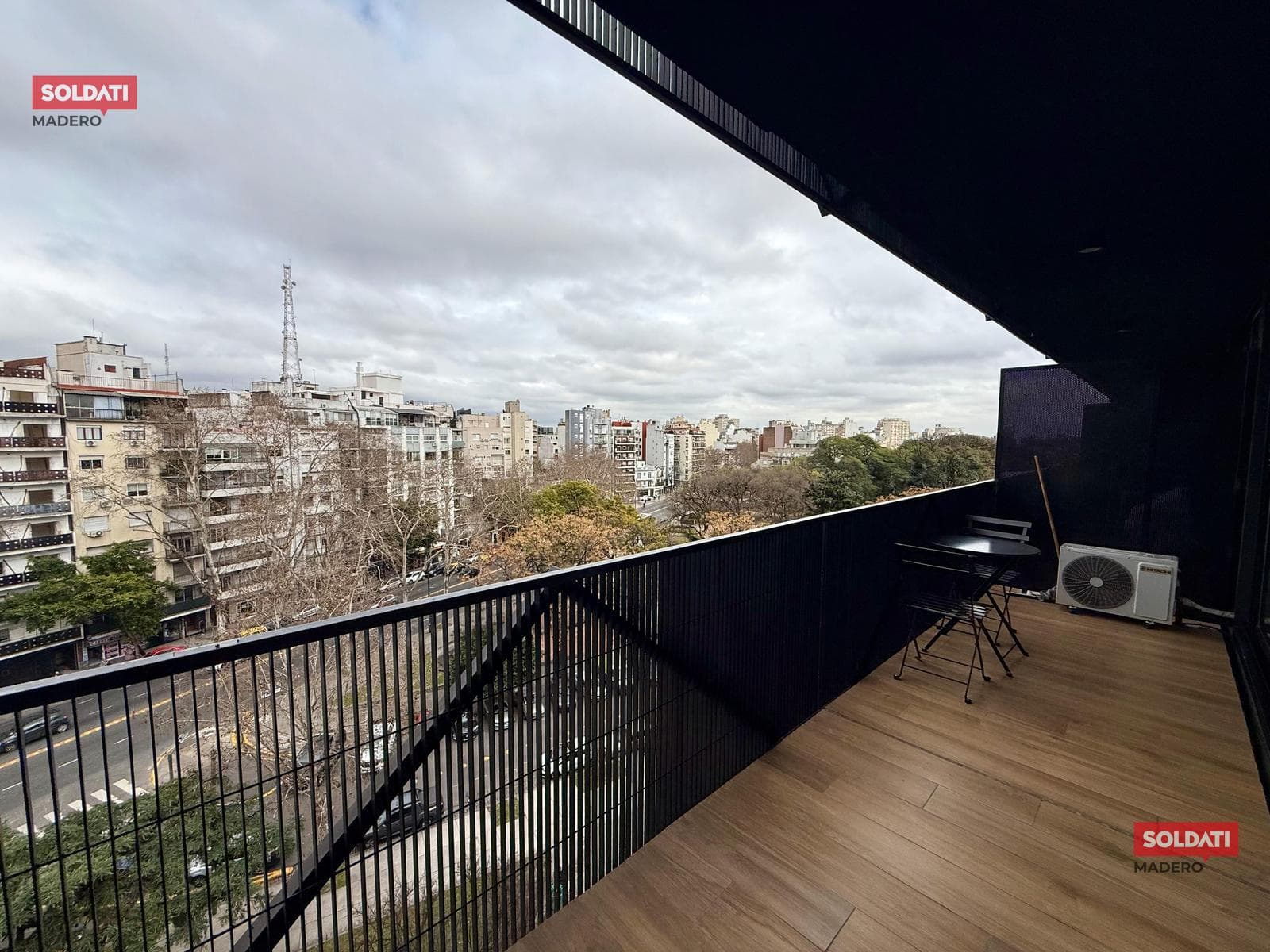 2-room apartment for sale with balcony, terrace, and amenities in Villa Crespo