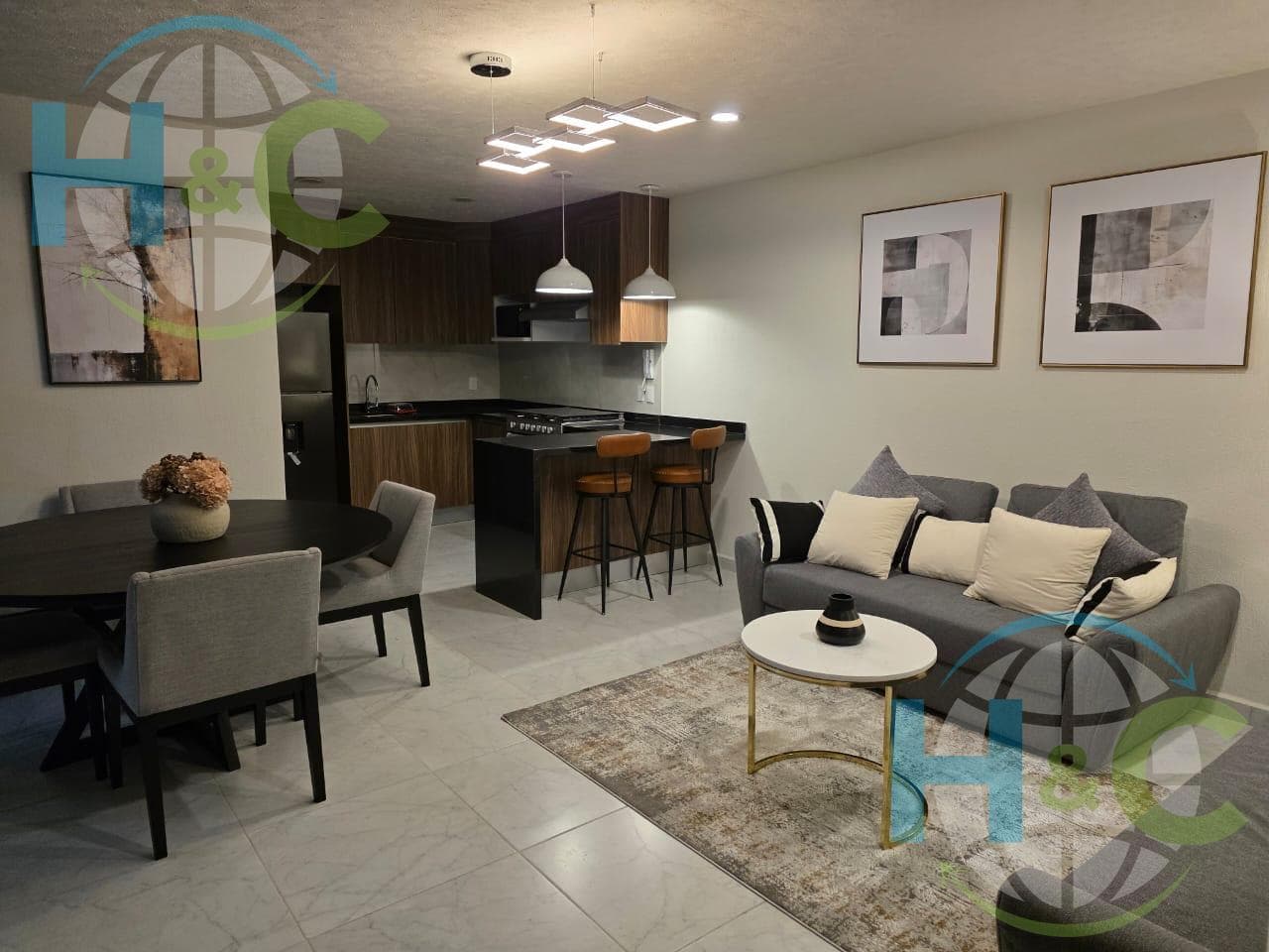 APARTMENT FOR RENT IN THE CAMPESTRE CHURUBUSCO NEIGHBORHOOD, COYOACAN, MEXICO CITY