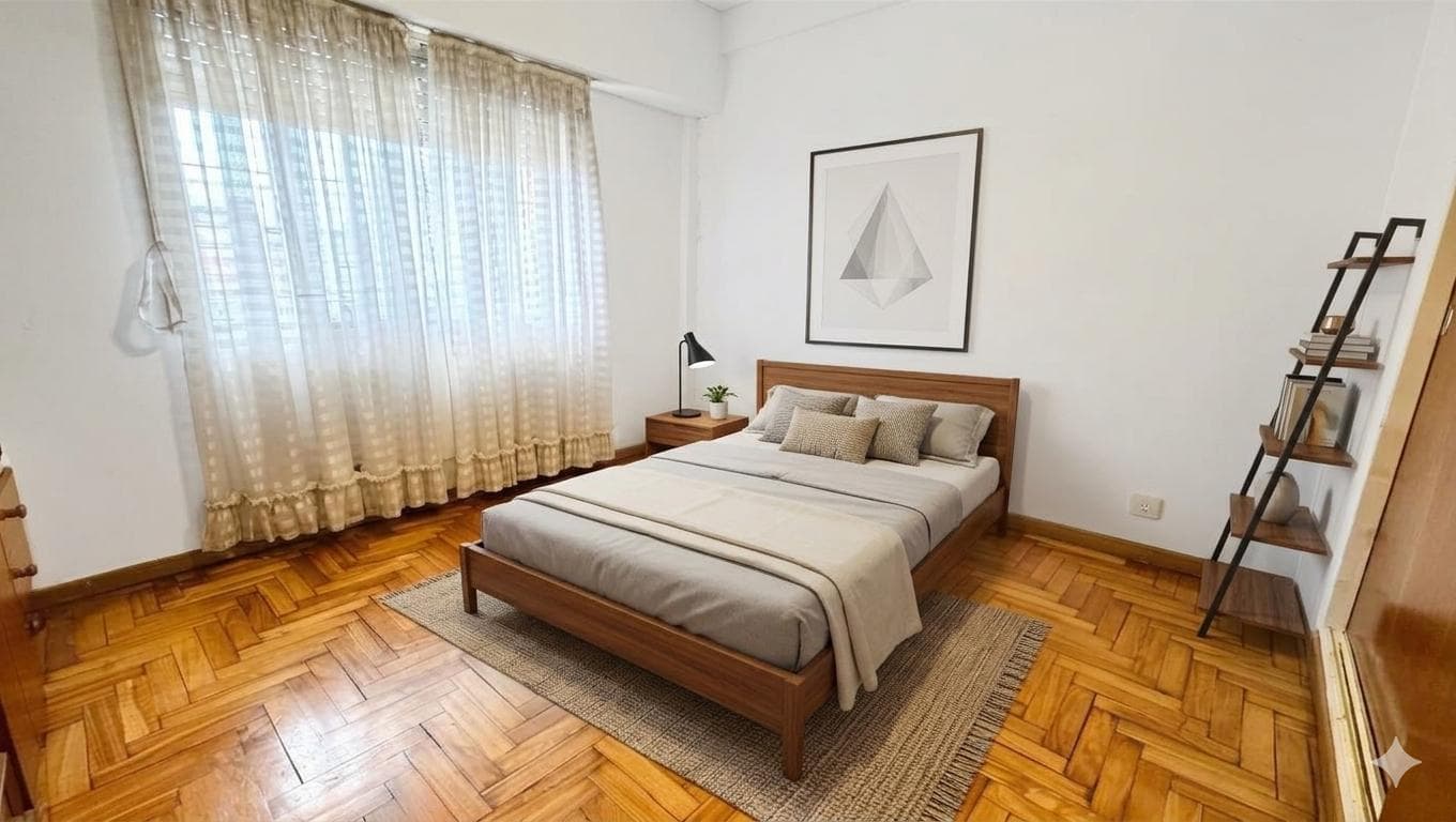 3-room apartment for sale with a front-facing balcony in Olivos