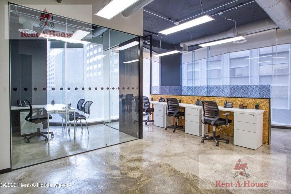Furnished Office for Rent in Juárez, Cuauhtémoc, CR 27-707.