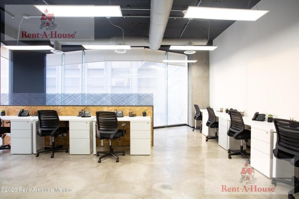 Furnished Office for Rent in Juárez, Cuauhtémoc, CR 27-707.