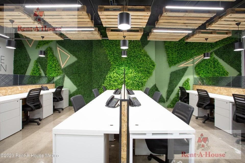 Furnished Office for Rent in Juárez, Cuauhtémoc, CR 27-707.
