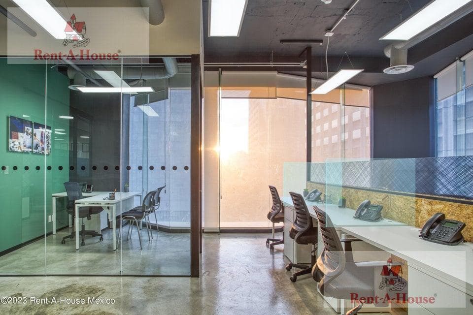 Furnished Office for Rent in Juárez, Cuauhtémoc, CR 27-707.