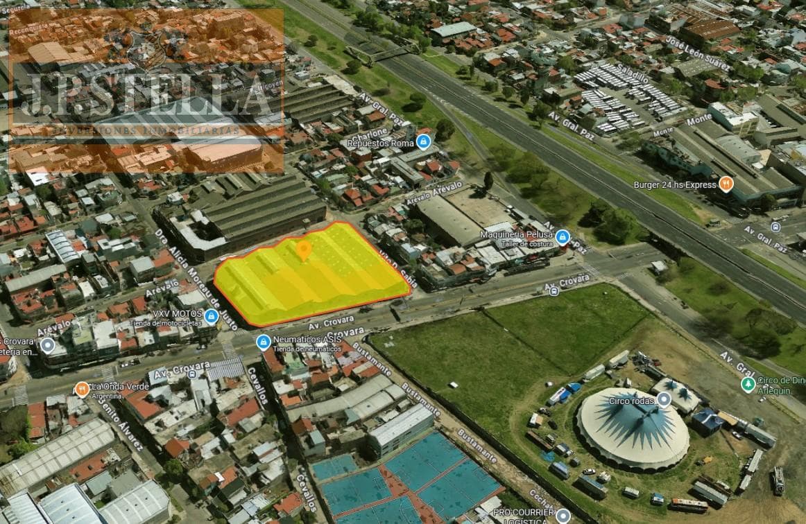 Galpón Comercial 5.394 m² con frente s/ Avenida y salida a 3 calles - Lomas Del Mirador