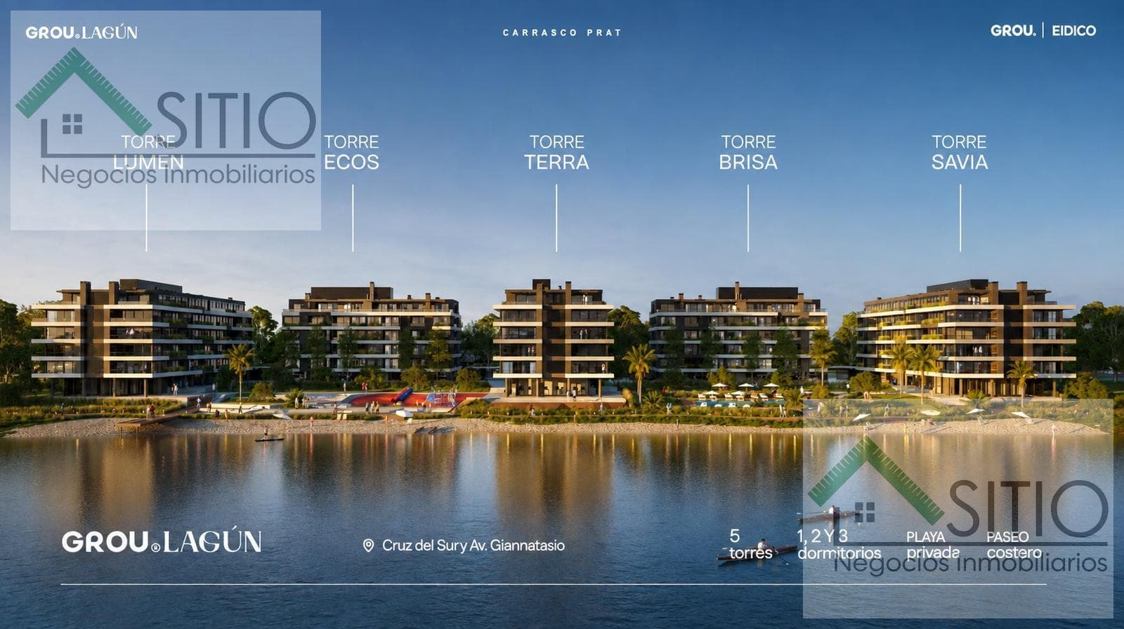 Vendo apartamento de 2 dormitorio con fondo Lago en Shangrila