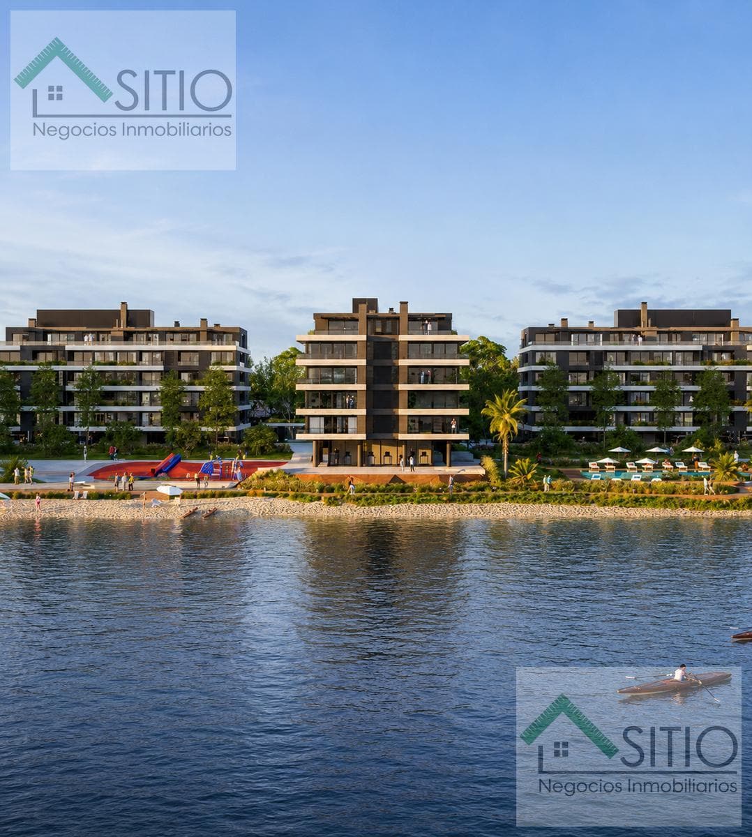 Vendo apartamento de 2 dormitorio con fondo Lago en Shangrila