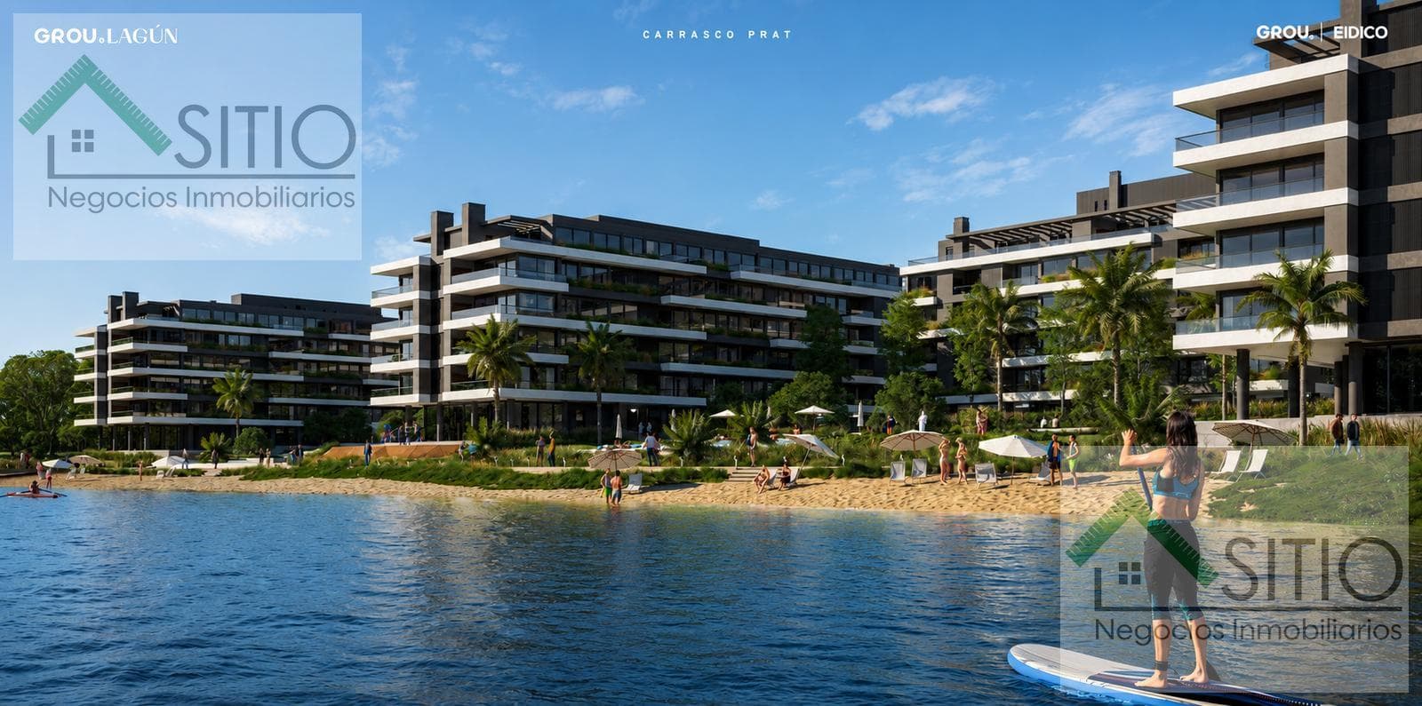 Vendo apartamento de 2 dormitorio con fondo Lago en Shangrila