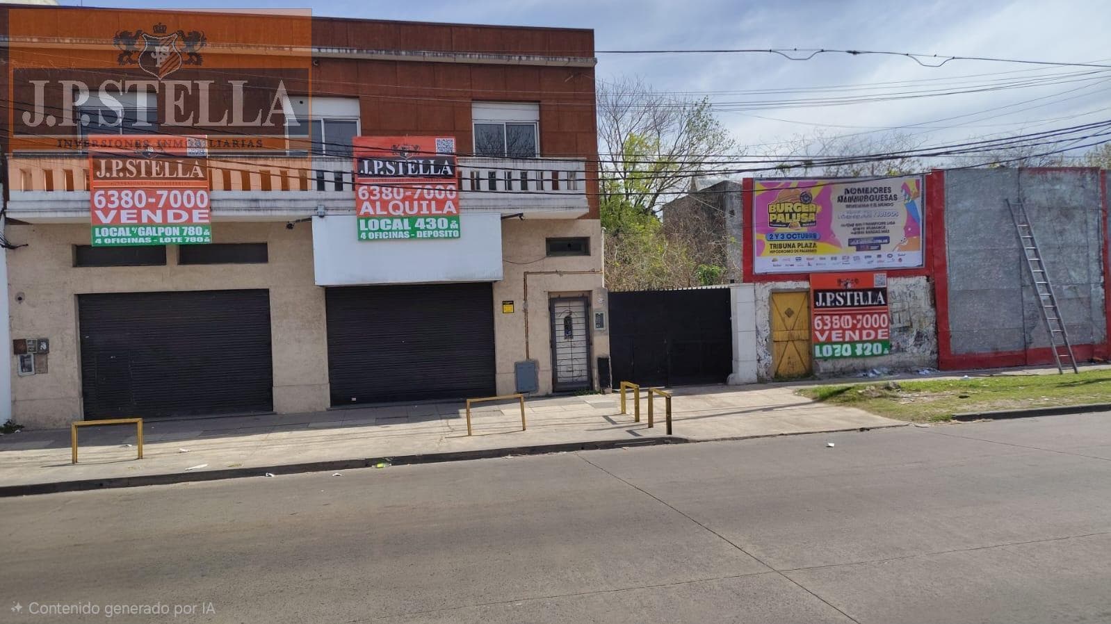 Local Doble con Deposito 430 m² - Oficinas - Baños y Vestuarios - Frente a Avenida - Moron