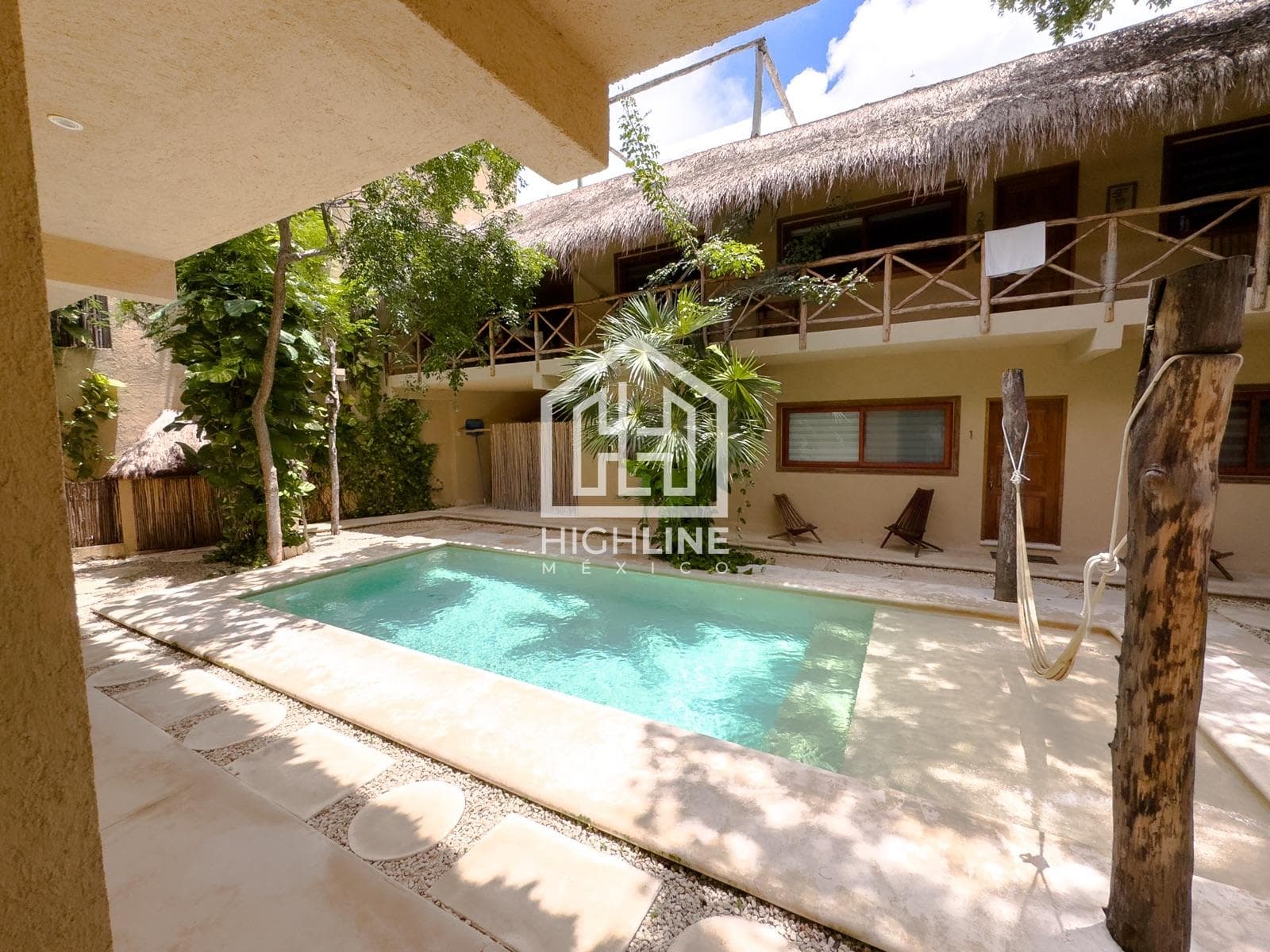 APARTMENT FOR SALE IN TULUM, 2 BEDROOMS, PRIVATE POOL, FURNISHED, READY FOR IMMEDIATE OCCUPANCY