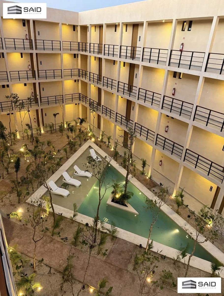Departamento amueblado en renta en Temozón Norte, Mérida