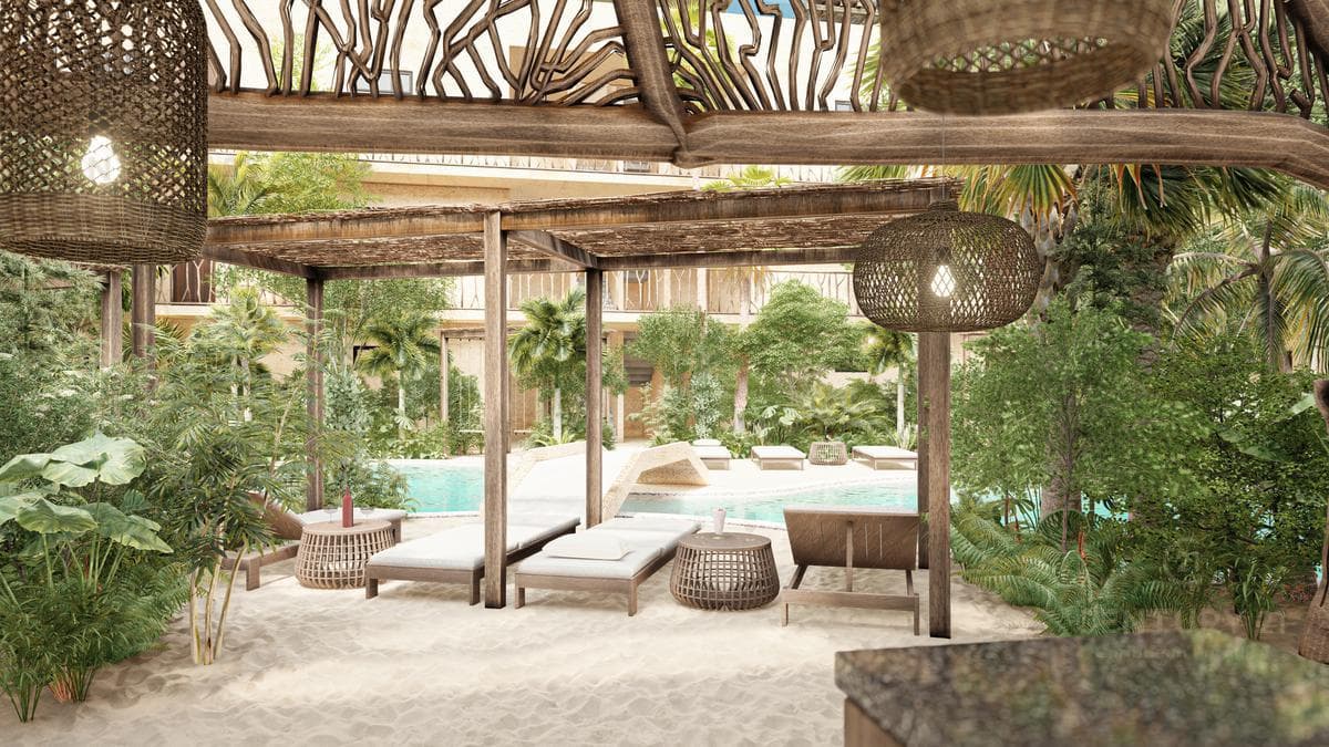 Increíbles Departamentos en Venta 1 o 2 hab en Region 8 Tulum P3927