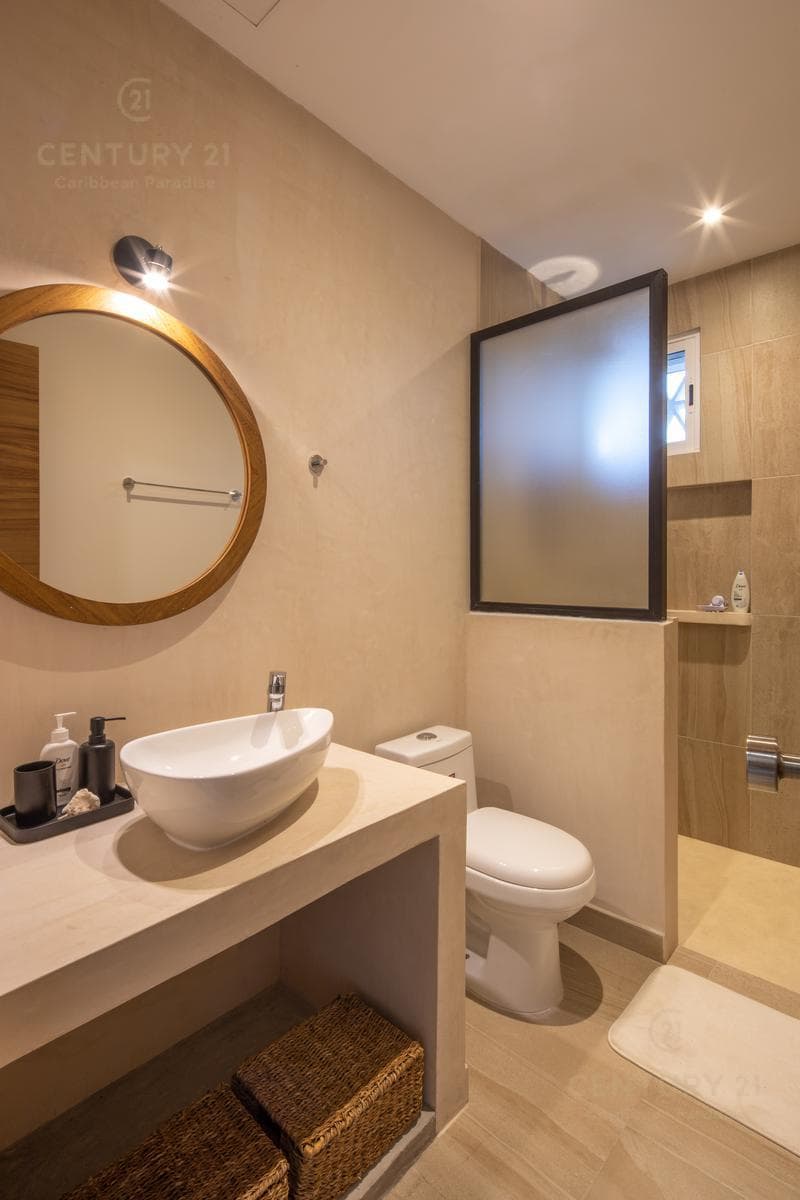 Bonito y elegante departamento 2 rec amueblado en Playa del Carmen Centro P3296