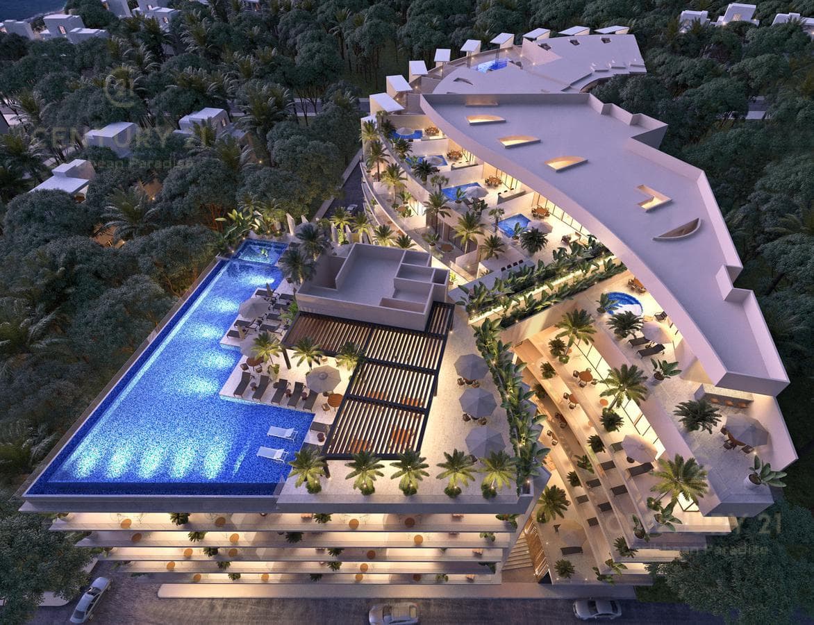 Departamento a 1 cuadra de la playa Shangri-la Playa del Carmen P2722