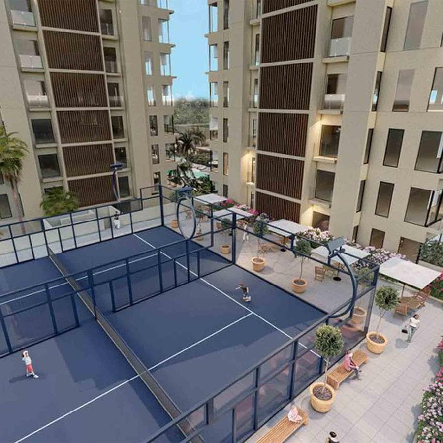 Pre-sale apartment in southern Cancun with gardens
