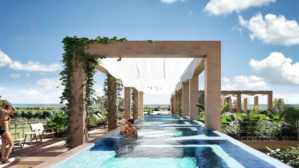 Increible departamento en condominio en el centro de la Riviera Maya P3229