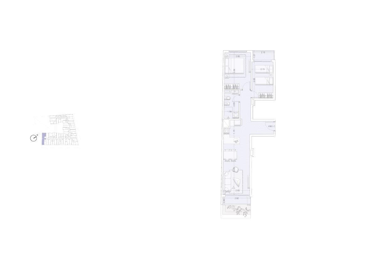 Two-Bedroom Apartment for Rent in La Blanqueada - 503