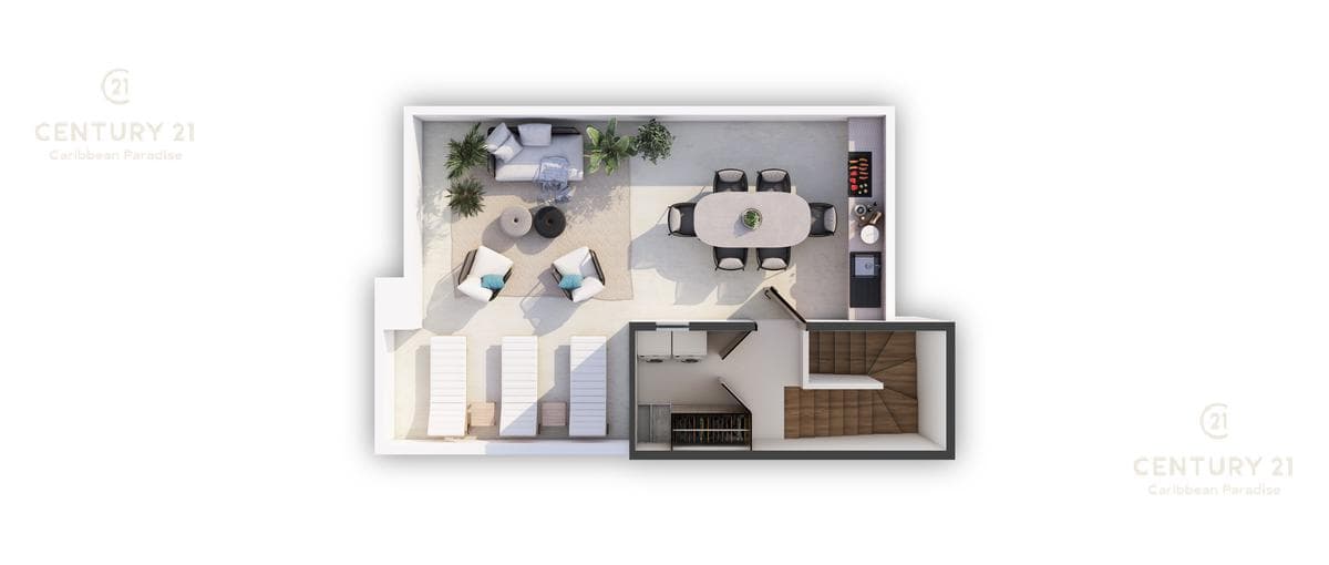 Casa de 3 recámaras con rooftop en Playa del Carmen P3940