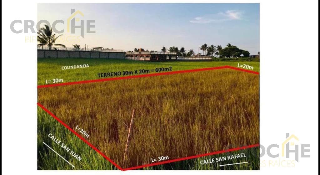 Land for sale in Tecolutla, Veracruz.