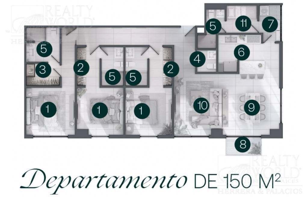APARTMENT FOR PRE-SALE IN VALLE PONIENTE, VALLE SANTA CATARINA AREA, NL